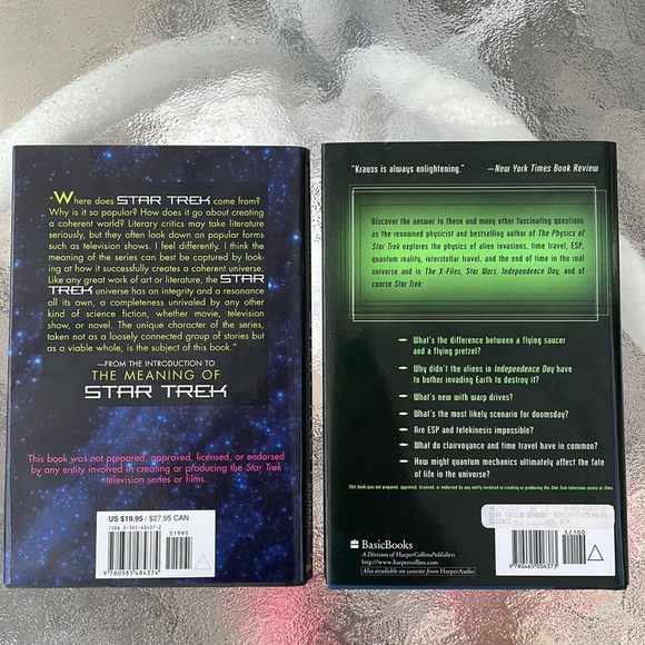 The Meaning of Star Trek and Beyond Star Trek. Hardcover books. Science/fiction - Picture 2 of 16